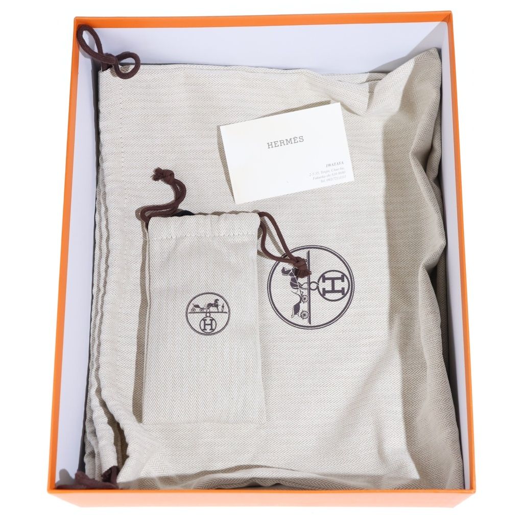 Hermes Tag Logo Express High Cut Sneakers Gray — view 6
