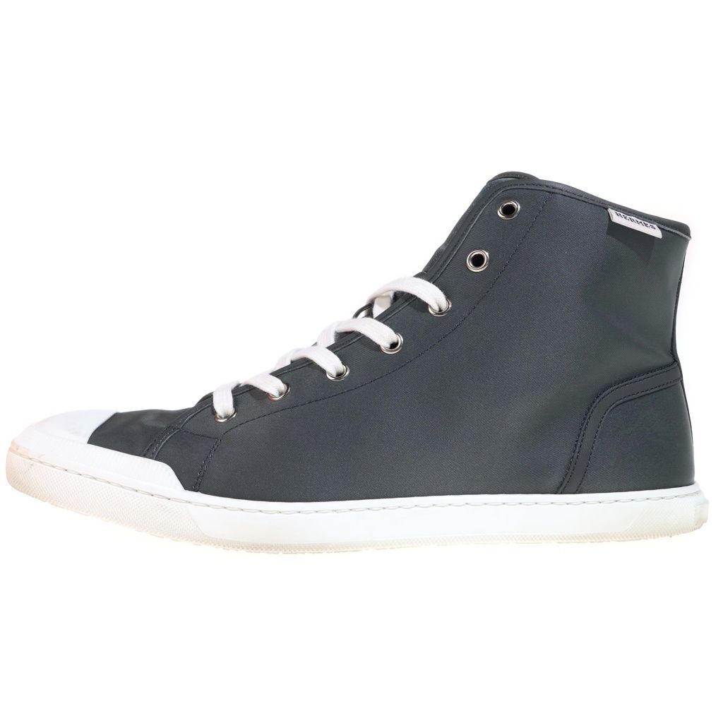 Hermes Tag Logo Express High Cut Sneakers Gray