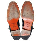 Hermes Jeff Kelly Black Buckle Short Boots — view 5