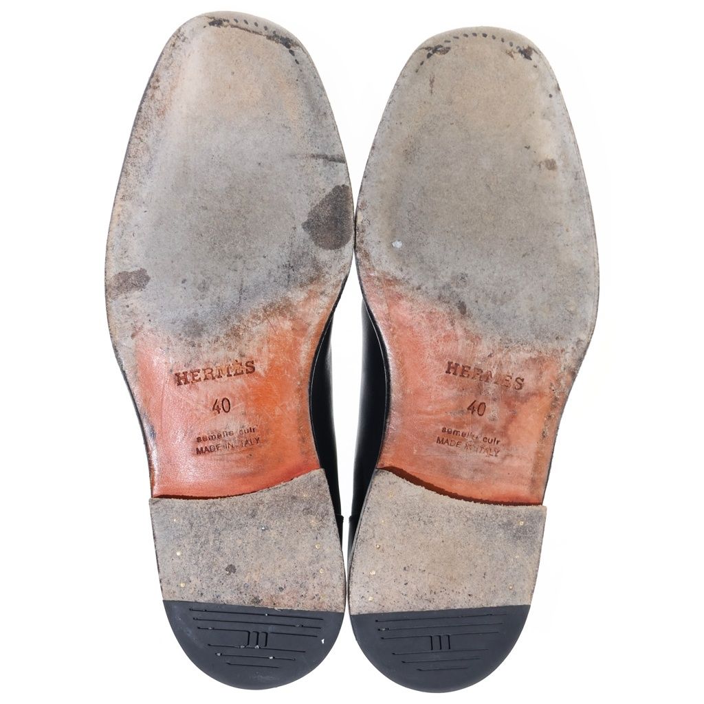 Hermes Lennon Boots Short Chelsea Ankle Side Gore Black — view 5