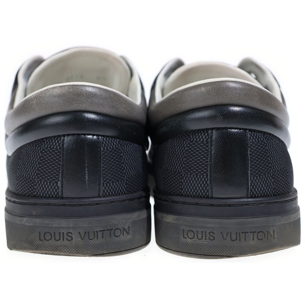 Louis Vuitton Sprinter Line Damier Graphite Low Cut Sneakers Black — view 3