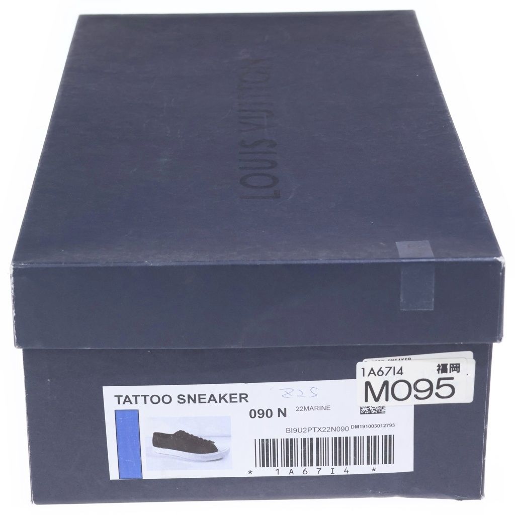 Louis Vuitton Monogram Tattoo Line Low Cut Sneakers Navy — view 7