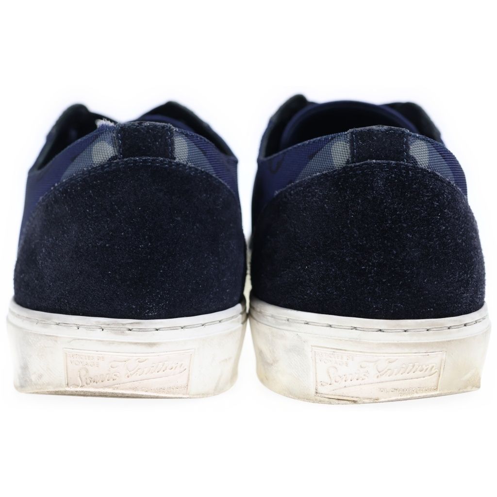 Louis Vuitton Monogram Tattoo Line Low Cut Sneakers Navy — view 3