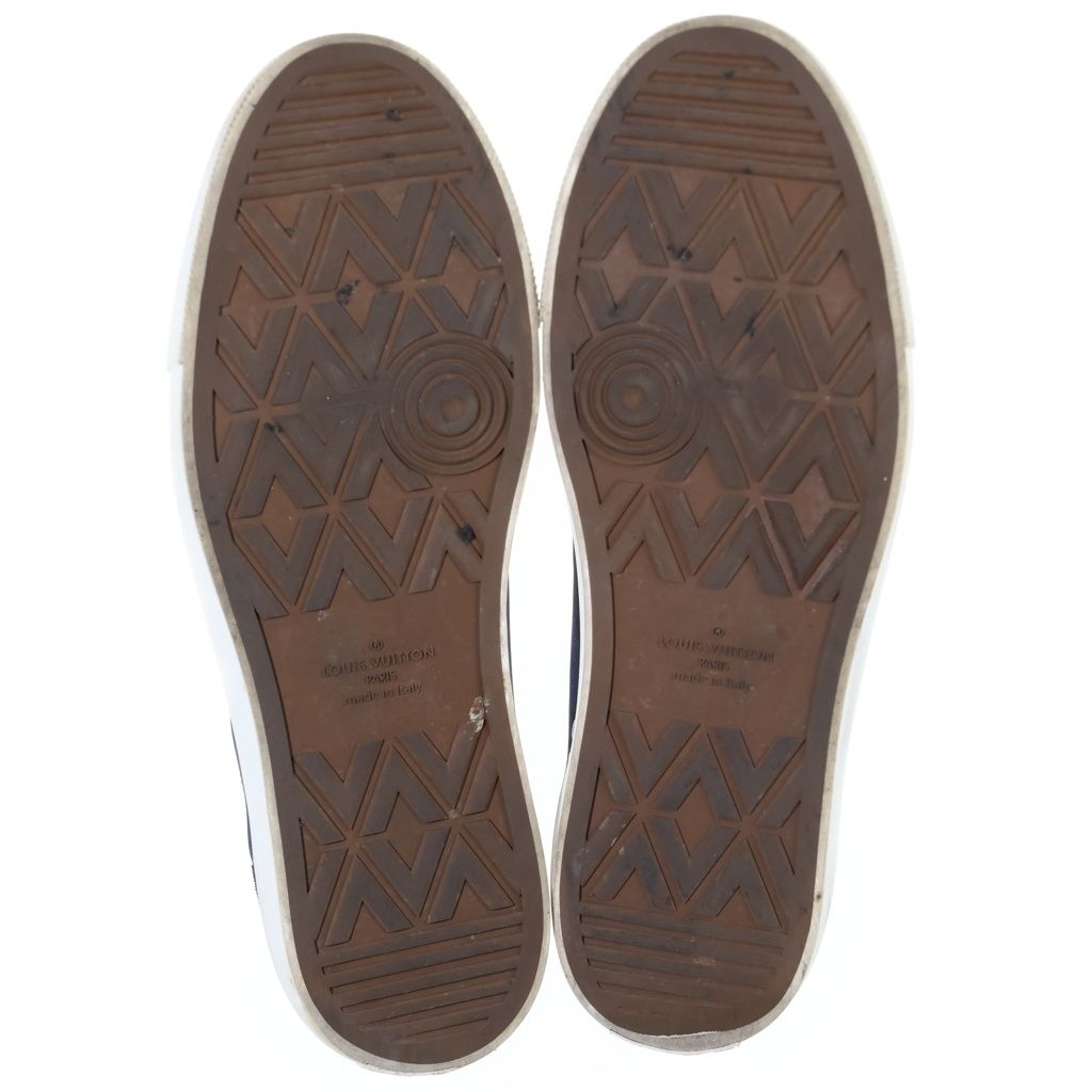 Louis Vuitton Monogram Tattoo Line Low Cut Sneakers Navy — view 5