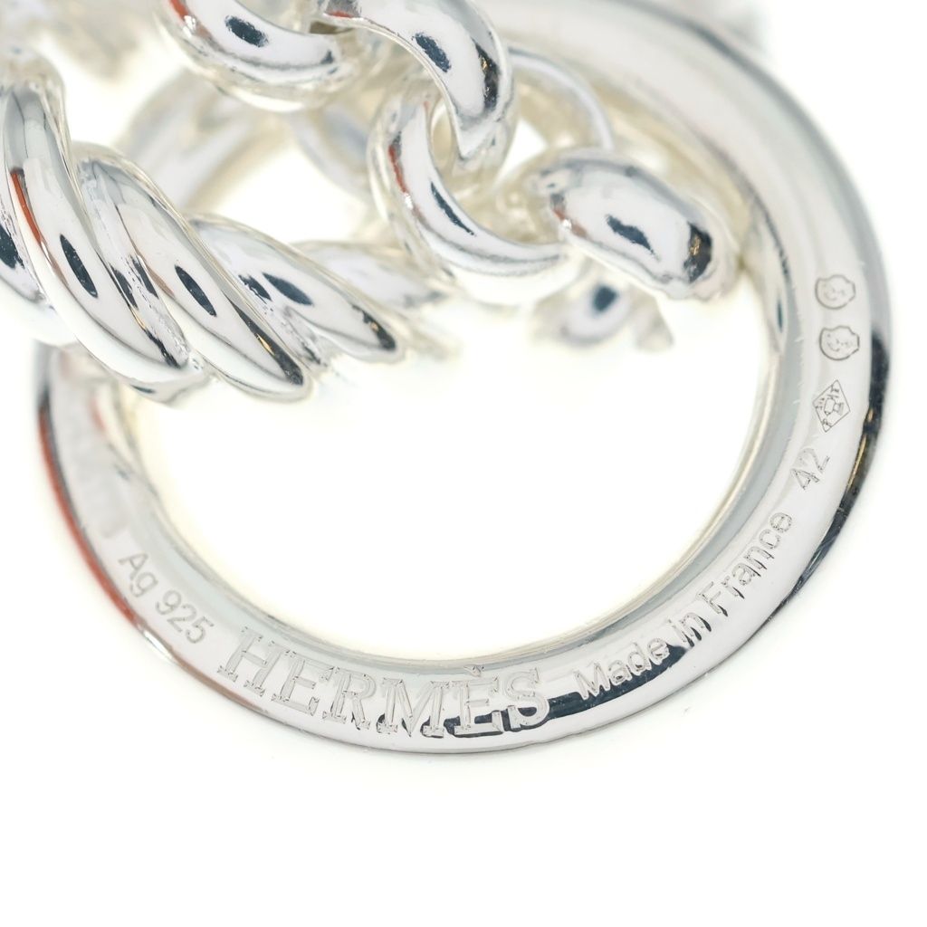 Hermes Chaine D'ancre Alea II GM Bracelet Silver — view 5