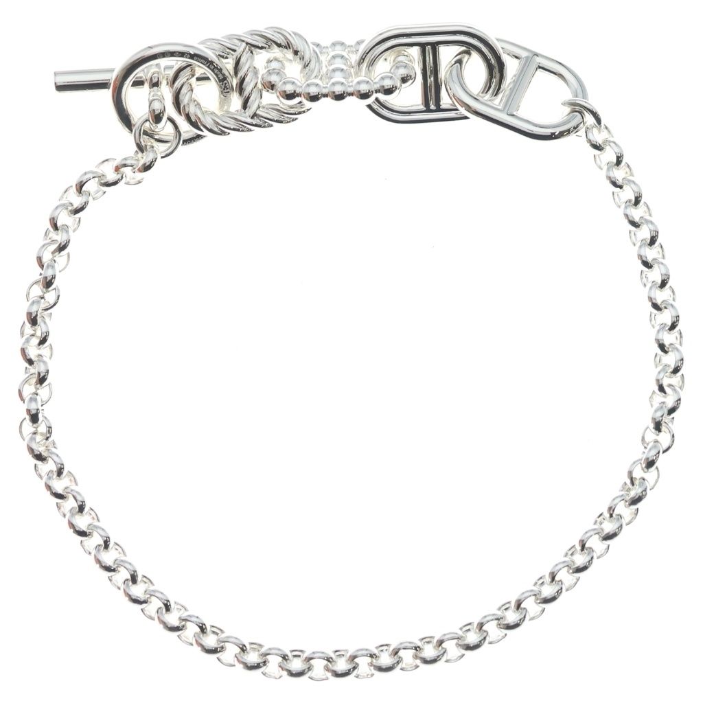 Hermes Chaine D'ancre Alea II GM Bracelet Silver — view 2