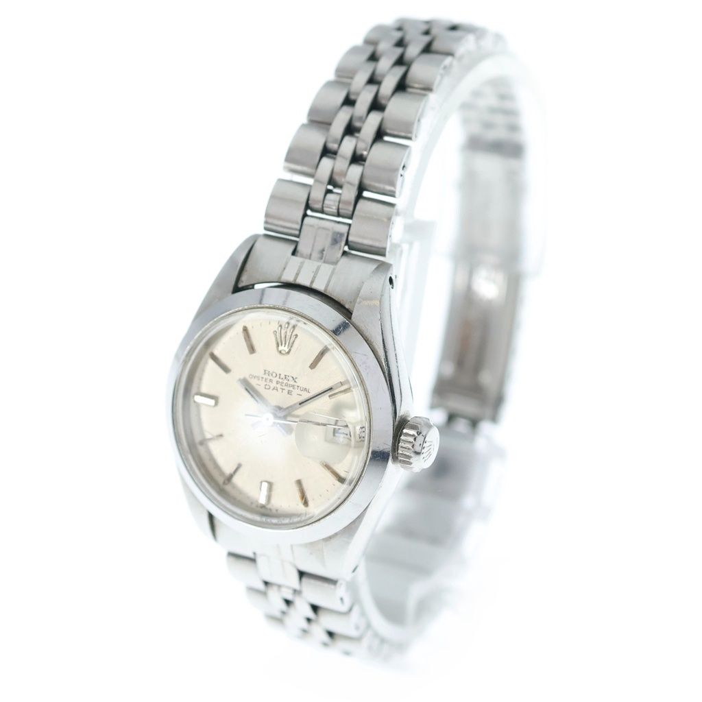 Rolex Oyster Perpetual Date SS at Stainless Steel Automatic Winding Watch — view 4