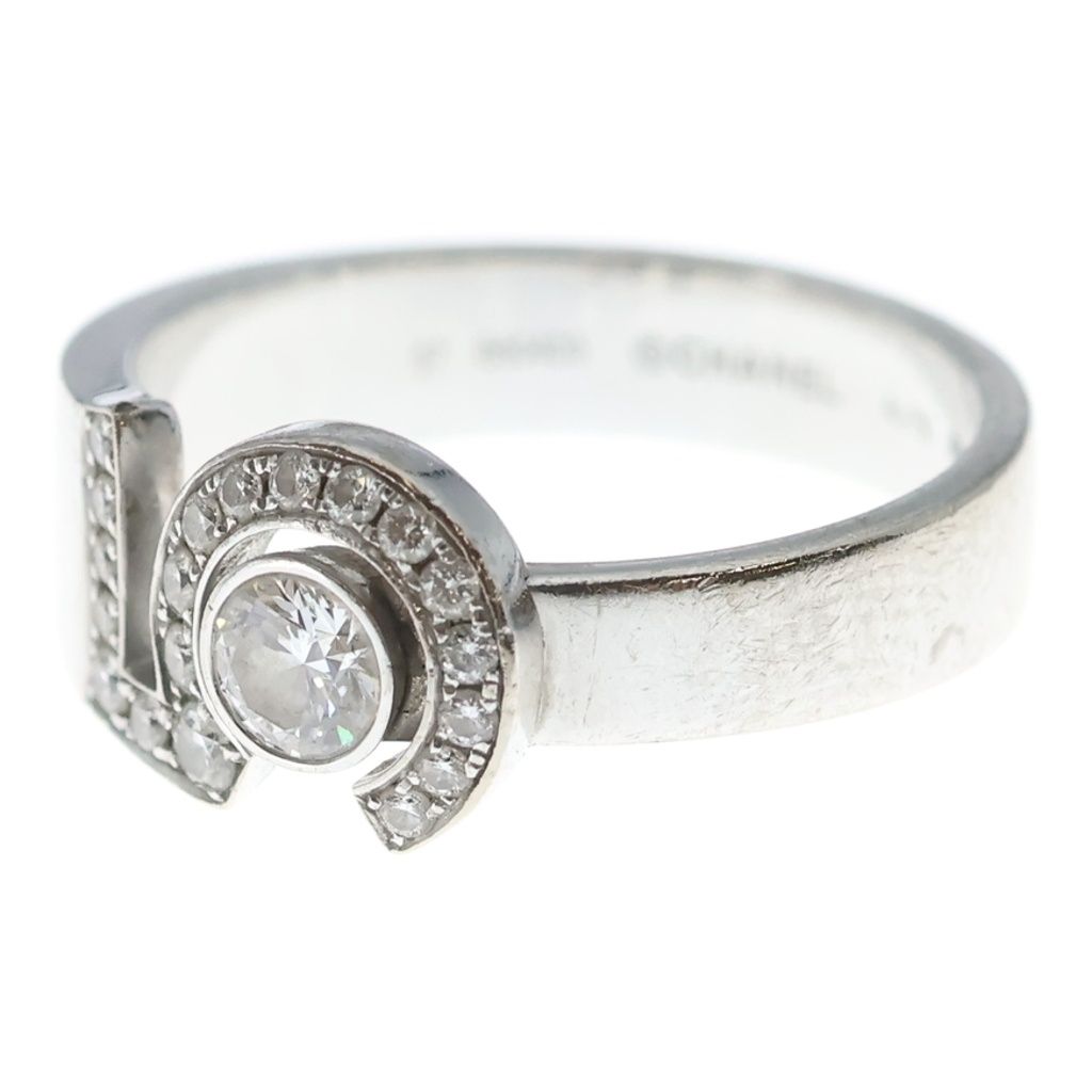 Chanel Eternal Diamond Ring Silver