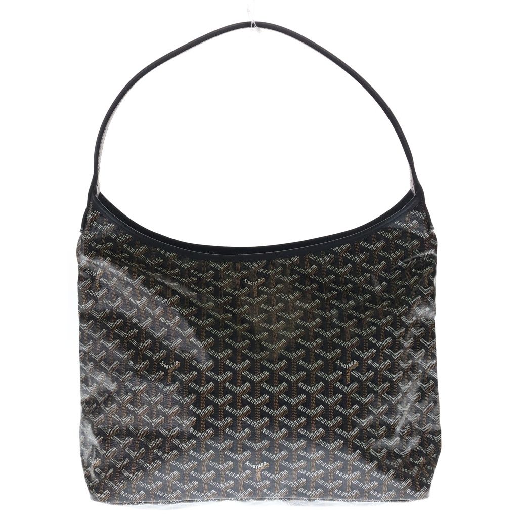 Goyard Boheme Hobo Shoulder Bag Black Leather — view 2