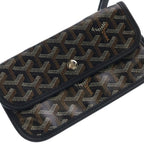 Goyard Boheme Hobo Shoulder Bag Black Leather — view 6