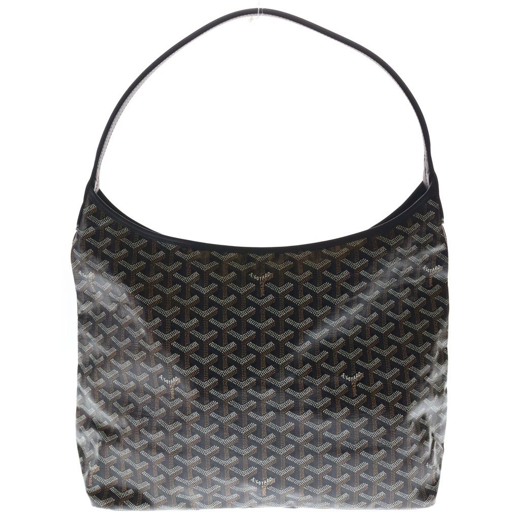 Goyard Boheme Hobo Shoulder Bag Black Leather