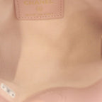 Chanel CC Logo Chain Mini Shoulder Bag Pink Leather Suede Gold — view 8