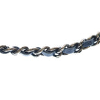 Chanel Coco Handle 24 XS Caviar Leather Silver 2-Way Shoulder Bag Blue — view 7