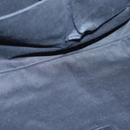 Chanel Deauville Large Chain Tote Black Canvas Silver — view 7