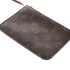 Louis Vuitton Monogram Reverse Leather 2-Way Chain Shoulder Bag Brown — view 6