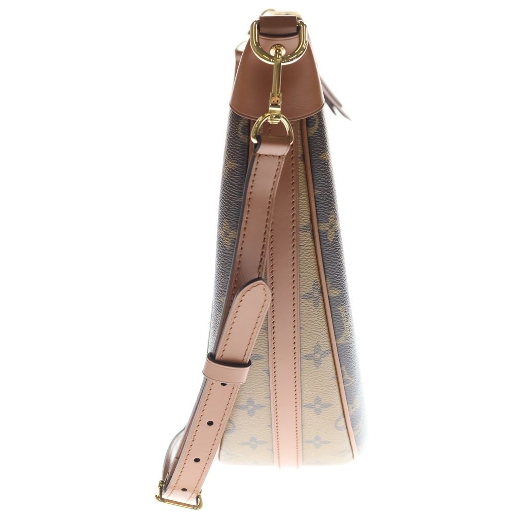 Louis Vuitton Monogram Reverse Leather 2-Way Chain Shoulder Bag Brown — view 3