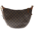 Louis Vuitton Monogram Reverse Leather 2-Way Chain Shoulder Bag Brown