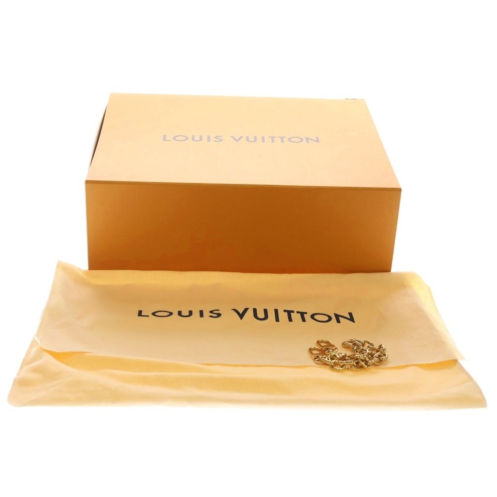 Louis Vuitton Monogram Reverse Leather 2-Way Chain Shoulder Bag Brown — view 8