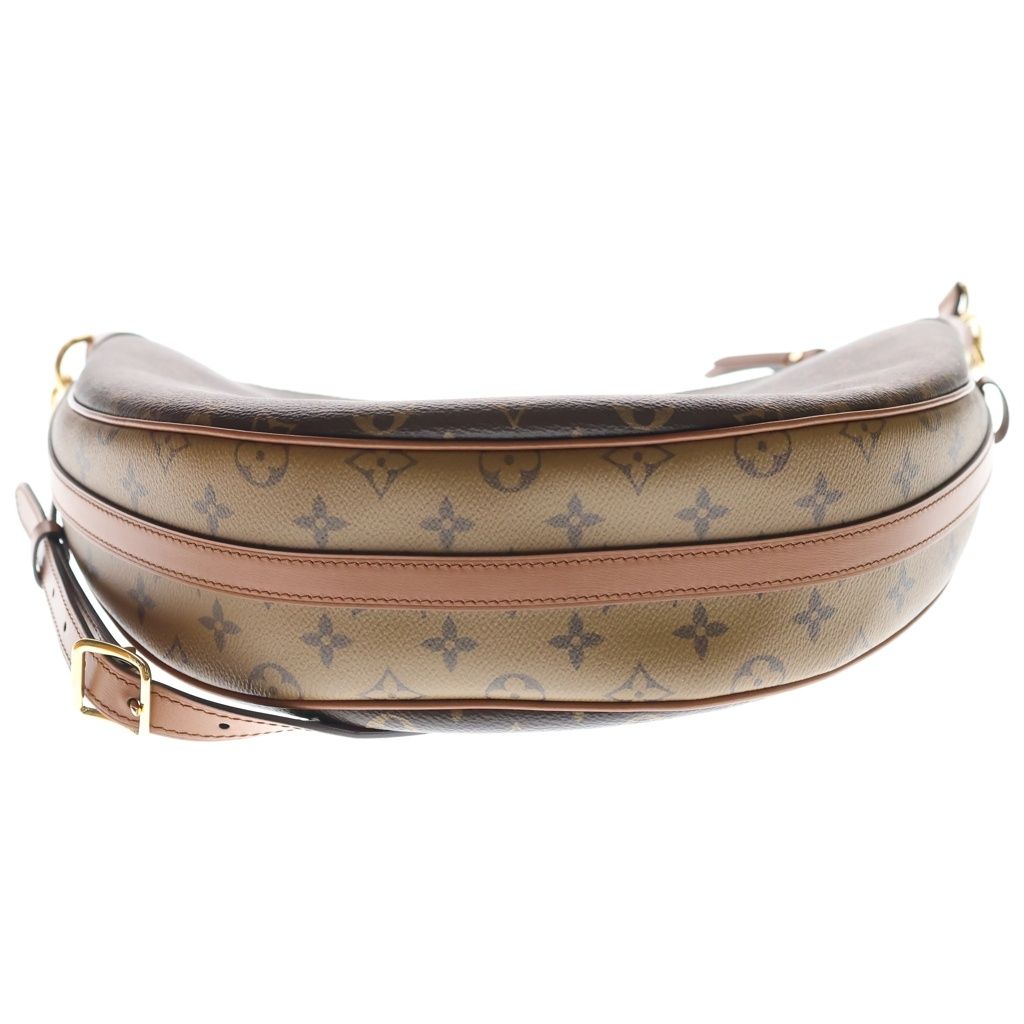 Louis Vuitton Monogram Reverse Leather 2-Way Chain Shoulder Bag Brown — view 4