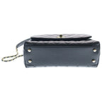 Chanel Coco Handle 24 XS Caviar Leather Gold 2-Way Shoulder Bag Black — view 4