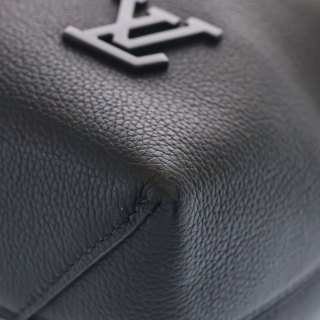Louis Vuitton LV Aerogram Pilot Tote Noir Leather — view 6