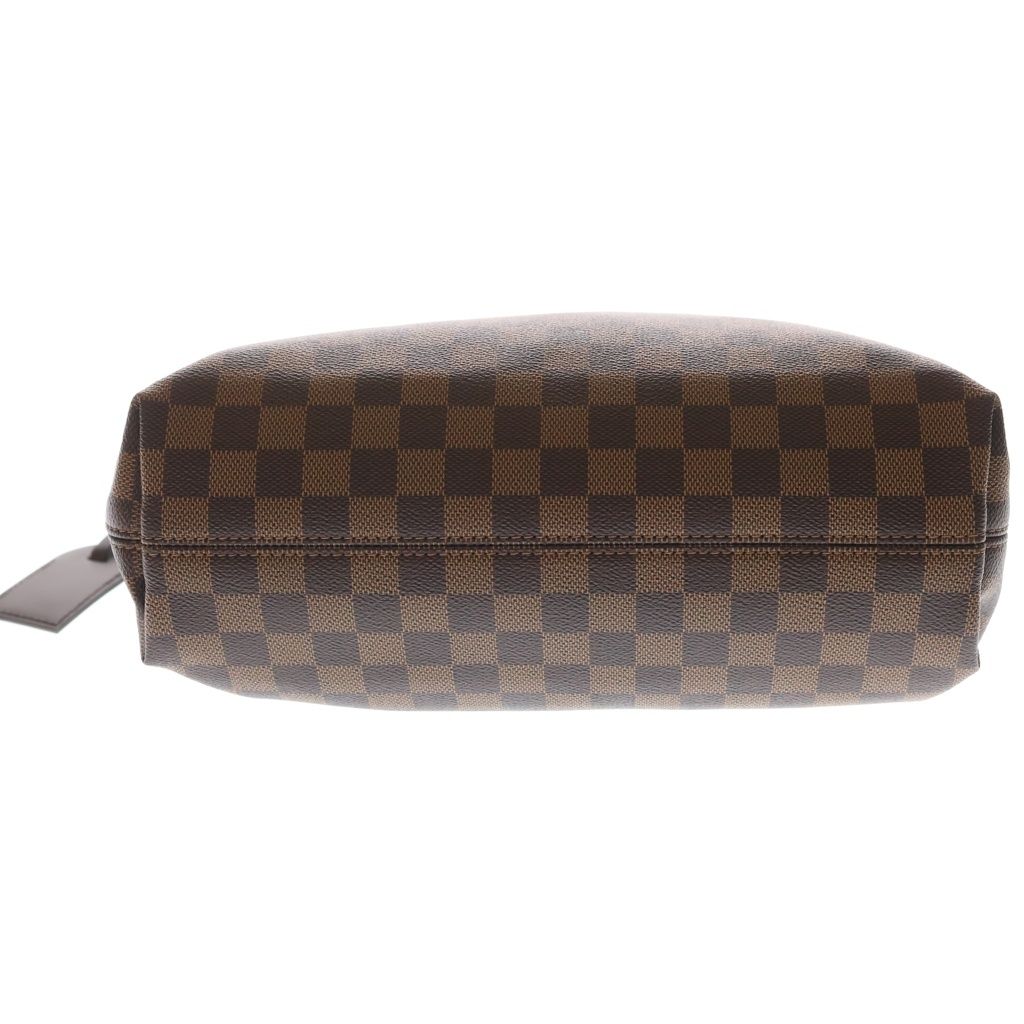 Louis Vuitton Damier Gray Souffle PM Leather Shoulder Bag Brown — view 4