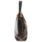 Louis Vuitton Damier Gray Souffle PM Leather Shoulder Bag Brown — view 3