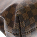 Louis Vuitton Damier Gray Souffle PM Leather Shoulder Bag Brown — view 5
