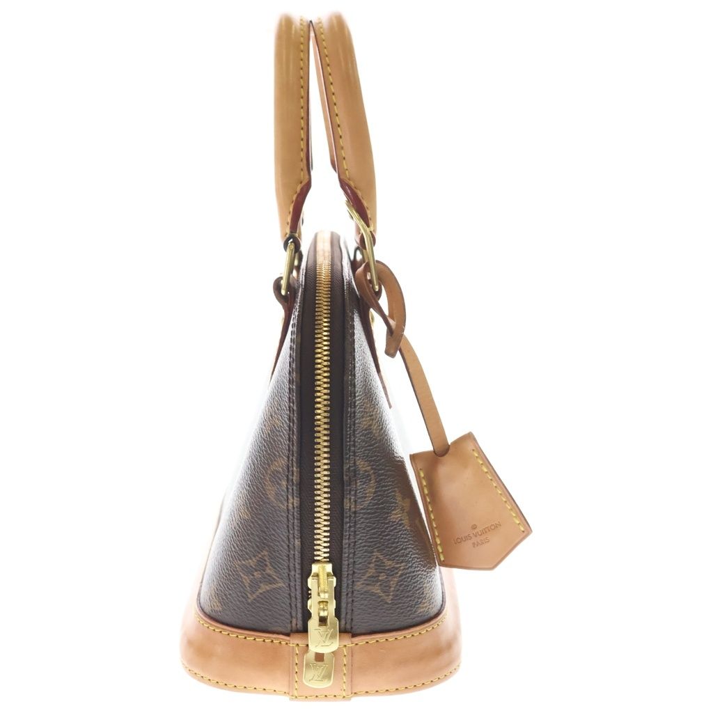 Louis Vuitton Alma BB Monogram Leather 2-Way Bag Brown — view 3