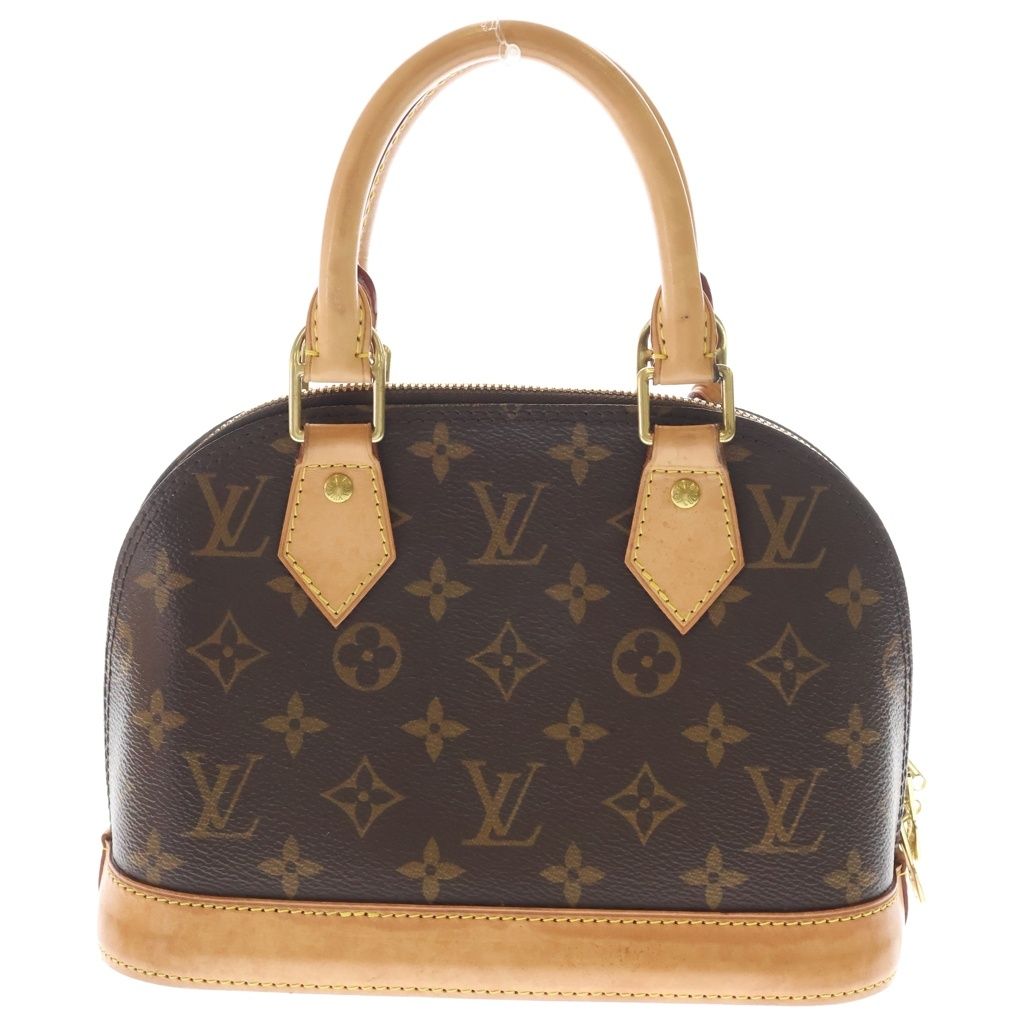Louis Vuitton Alma BB Monogram Leather 2-Way Bag Brown — view 2