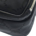 Gucci Off the Grid Logo Leather Patch 2-Way Bag Silver Black — view 6