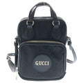 Gucci Off the Grid Logo Leather Patch 2-Way Bag Silver Black