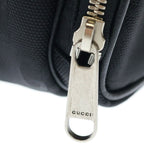 Gucci Off the Grid Logo Leather Patch 2-Way Bag Silver Black — view 7