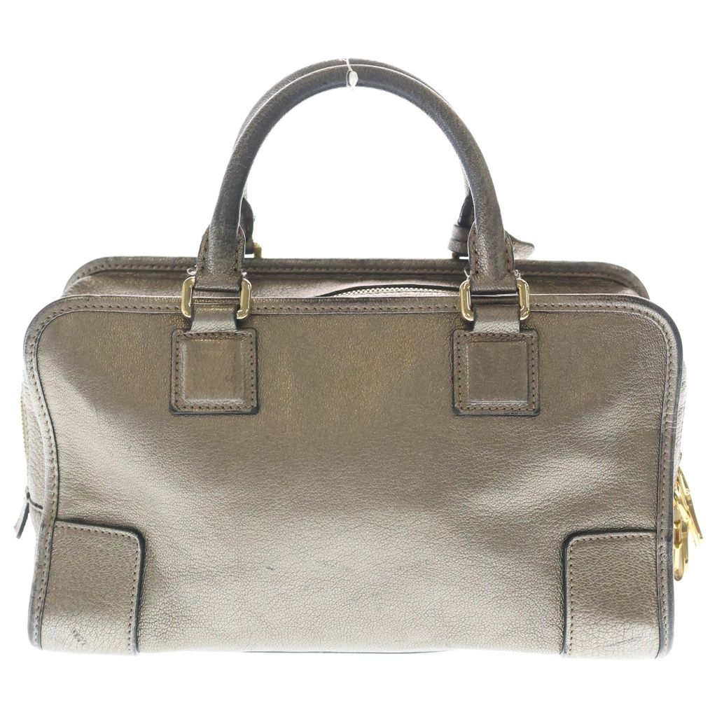 Loewe Amazona 28 Anagram Logo Leather Handbag Gold — view 2