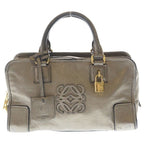 Loewe Amazona 28 Anagram Logo Leather Handbag Gold