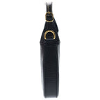 Gucci Jackie Mini Bag GG Crystal 2-Way Chain Black Mesh Embossed Leather Gold — view 3