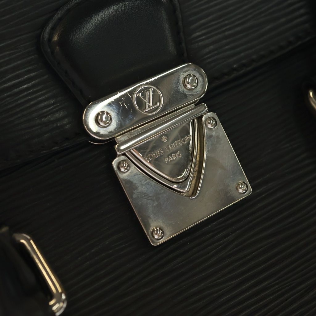 Louis Vuitton Segur PM Epi Leather Tote Black — view 6