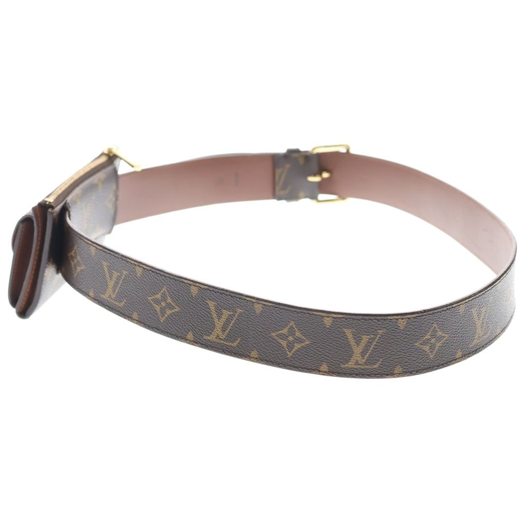 Louis Vuitton Monogram Ceinture Pochette Duo Waist Bag Brown — view 2