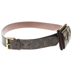 Louis Vuitton Monogram Ceinture Pochette Duo Waist Bag Brown