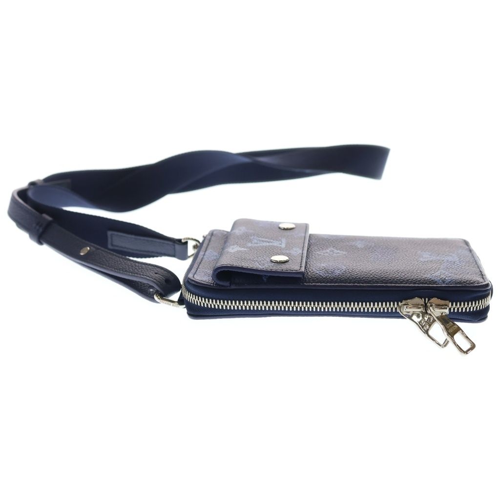 Louis Vuitton Monogram Water Color Canvas Phone Case Pouch Navy Blue — view 3