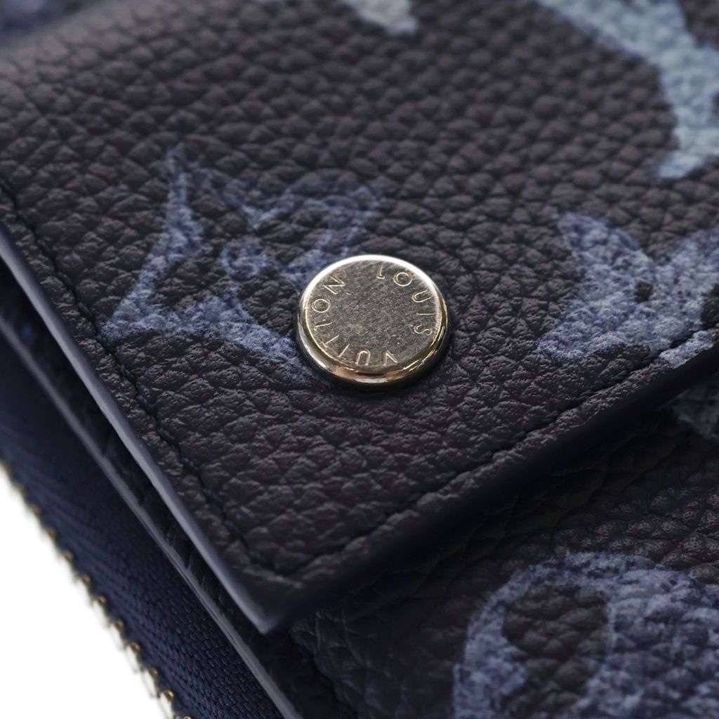 Louis Vuitton Monogram Water Color Canvas Phone Case Pouch Navy Blue — view 6