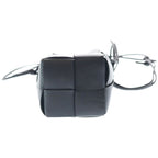 Bottega Veneta Maxi Intrecciato Cassette Mini Bucket Shoulder Bag Leather Black — view 4