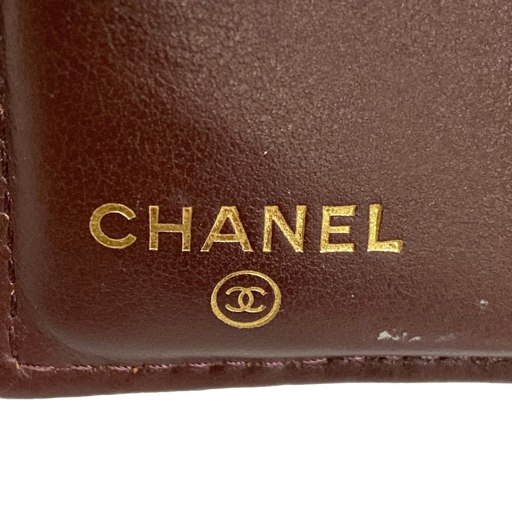 Chanel Bifold Wallet Quilted Black Gold — view 5