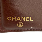 Chanel Bifold Wallet Quilted Black Gold — view 5