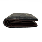 Chanel Bifold Wallet Quilted Black Gold — view 8