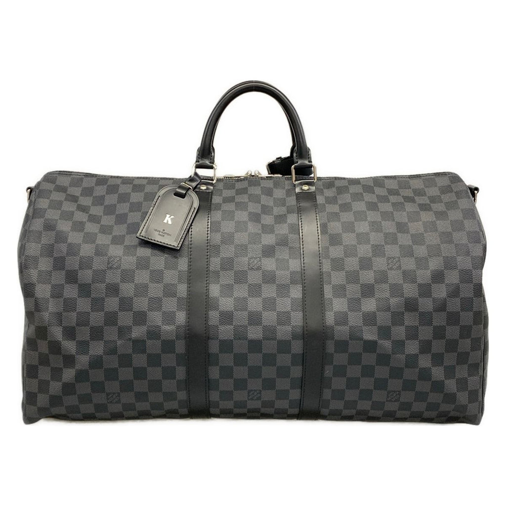 Louis Vuitton Boston Bag Damier Graphite Keepall Bandouliere 55