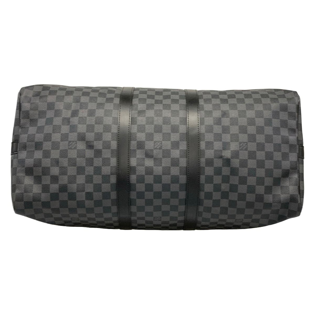 Louis Vuitton Boston Bag Damier Graphite Keepall Bandouliere 55 — view 5