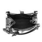 Prada Shoulder Bag Hobo Leather Logo Black — view 5