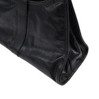 Prada Shoulder Bag Hobo Leather Logo Black — view 6