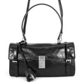 Prada Logo Leather 2-Way Shoulder Bag Black